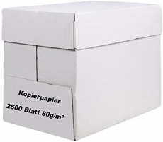 Kopierpapier A4 80g 5x500 Blatt holzfrei weiss