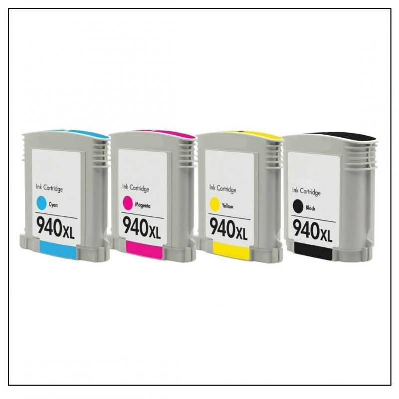 940XL kompatible Tintenpatronen HP Rainbow Kit cmyk C2N93AE