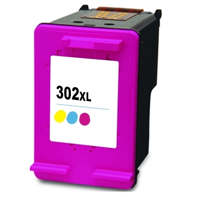 302XL kompatible Tintenpatrone HP color F6U67AE
