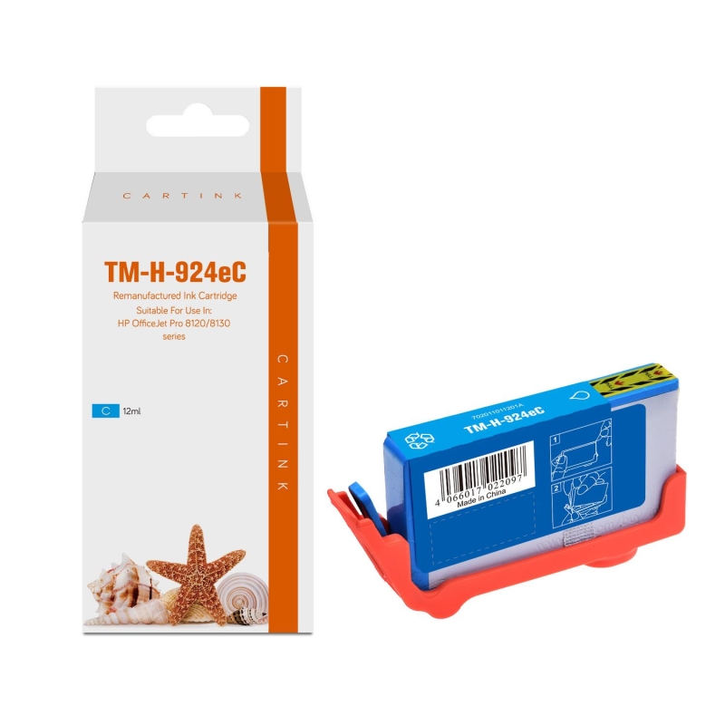 924e kompatible Tintenpatrone HP cyan 4K0U7NE