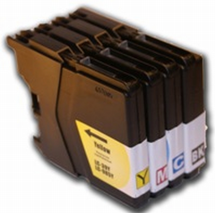 LC-1280XL kompatible Tinten Brother Multipack cmyk