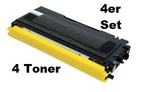 TN-2000 kompatible Toner Brother schwarz 4er Set
