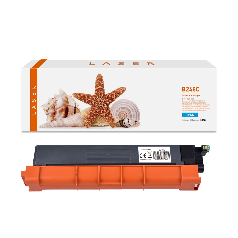 TN-248C kompatibler Toner Brother cyan