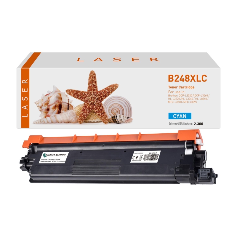 TN-248XLC kompatibler Toner Brother cyan
